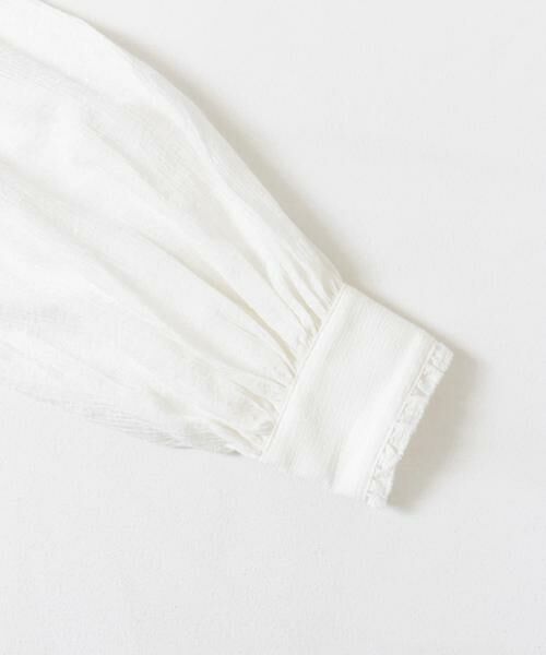 URBAN RESEARCH DOORS / アーバンリサーチ ドアーズ シャツ・ブラウス | ピンタックフリルスタンドカラーブラウス | 詳細24