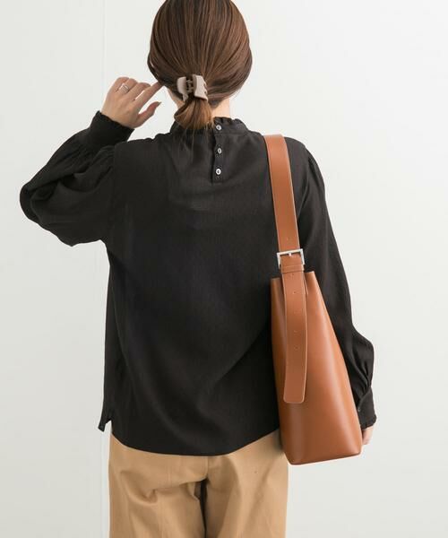 URBAN RESEARCH DOORS / アーバンリサーチ ドアーズ シャツ・ブラウス | ピンタックフリルスタンドカラーブラウス | 詳細28