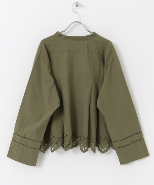 URBAN RESEARCH DOORS / アーバンリサーチ ドアーズ カーディガン・ボレロ | レース刺繍Vネックカーディガン | 詳細17