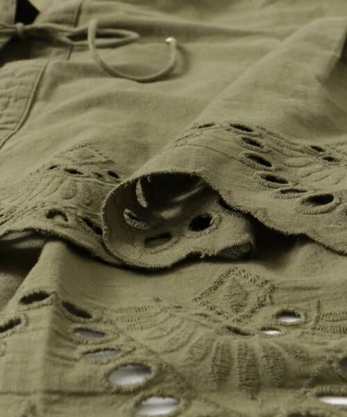 URBAN RESEARCH DOORS / アーバンリサーチ ドアーズ カーディガン・ボレロ | レース刺繍Vネックカーディガン | 詳細18