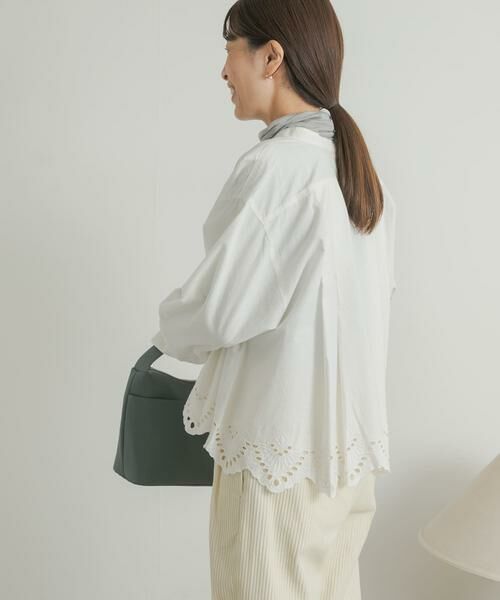 URBAN RESEARCH DOORS / アーバンリサーチ ドアーズ カーディガン・ボレロ | レース刺繍Vネックカーディガン | 詳細22