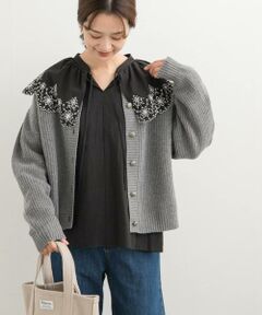 URBAN RESEARCH DOORS / アーバンリサーチ ドアーズ シャツ・ブラウス | レース刺繍ラッフルブラウス