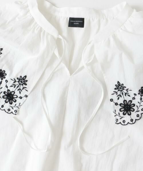 URBAN RESEARCH DOORS / アーバンリサーチ ドアーズ シャツ・ブラウス | レース刺繍ラッフルブラウス | 詳細16