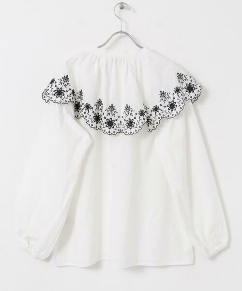 URBAN RESEARCH DOORS / アーバンリサーチ ドアーズ シャツ・ブラウス | レース刺繍ラッフルブラウス | 詳細18