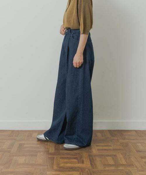 URBAN RESEARCH DOORS / アーバンリサーチ ドアーズ デニムパンツ | Denim Tuck Wide Pants | 詳細16
