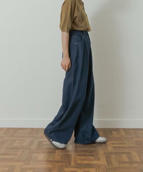 URBAN RESEARCH DOORS / アーバンリサーチ ドアーズ デニムパンツ | Denim Tuck Wide Pants | 詳細18