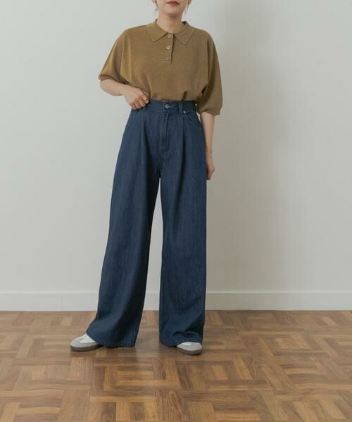 URBAN RESEARCH DOORS / アーバンリサーチ ドアーズ デニムパンツ | Denim Tuck Wide Pants | 詳細19