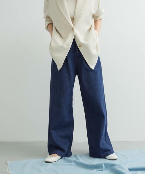 URBAN RESEARCH DOORS / アーバンリサーチ ドアーズ デニムパンツ | Denim Tuck Wide Pants | 詳細2