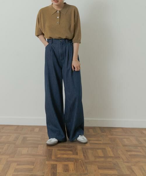 URBAN RESEARCH DOORS / アーバンリサーチ ドアーズ デニムパンツ | Denim Tuck Wide Pants | 詳細20