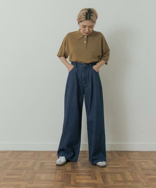 URBAN RESEARCH DOORS / アーバンリサーチ ドアーズ デニムパンツ | Denim Tuck Wide Pants | 詳細21
