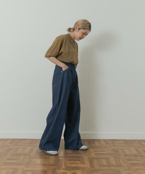 URBAN RESEARCH DOORS / アーバンリサーチ ドアーズ デニムパンツ | Denim Tuck Wide Pants | 詳細22