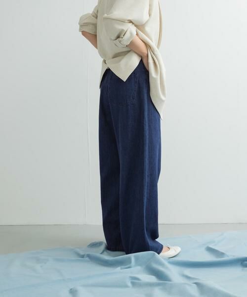 URBAN RESEARCH DOORS / アーバンリサーチ ドアーズ デニムパンツ | Denim Tuck Wide Pants | 詳細4