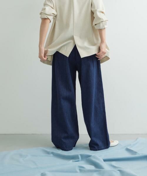 URBAN RESEARCH DOORS / アーバンリサーチ ドアーズ デニムパンツ | Denim Tuck Wide Pants | 詳細5