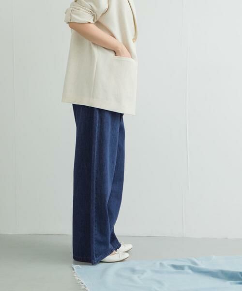 URBAN RESEARCH DOORS / アーバンリサーチ ドアーズ デニムパンツ | Denim Tuck Wide Pants | 詳細8