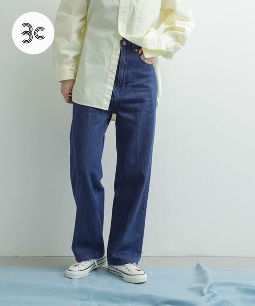 URBAN RESEARCH DOORS/アーバンリサーチ ドアーズ Denim Straight Pants インディゴブルー L URBAN RESEARCH DOORS/アーバンリサーチ ドアーズ Denim Straight Pants インディゴブルー L