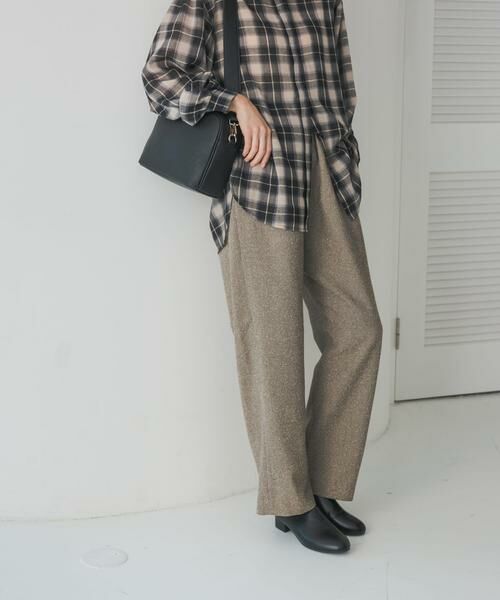 URBAN RESEARCH DOORS / アーバンリサーチ ドアーズ その他パンツ | ネップツィードイージーパンツ | 詳細1