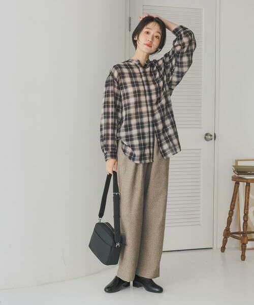 URBAN RESEARCH DOORS / アーバンリサーチ ドアーズ その他パンツ | ネップツィードイージーパンツ | 詳細10