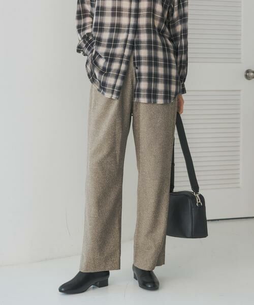 URBAN RESEARCH DOORS / アーバンリサーチ ドアーズ その他パンツ | ネップツィードイージーパンツ | 詳細3