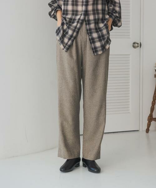 URBAN RESEARCH DOORS / アーバンリサーチ ドアーズ その他パンツ | ネップツィードイージーパンツ | 詳細4