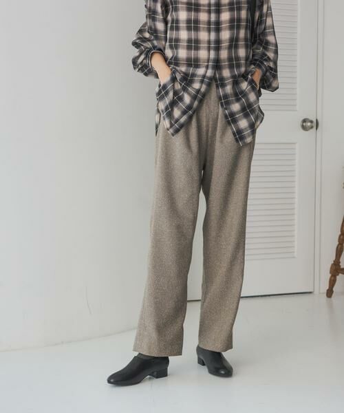 URBAN RESEARCH DOORS / アーバンリサーチ ドアーズ その他パンツ | ネップツィードイージーパンツ | 詳細5