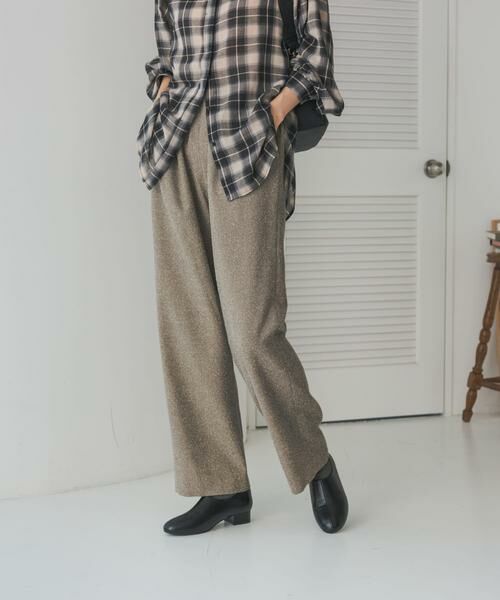 URBAN RESEARCH DOORS / アーバンリサーチ ドアーズ その他パンツ | ネップツィードイージーパンツ | 詳細6
