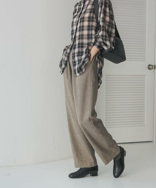 URBAN RESEARCH DOORS / アーバンリサーチ ドアーズ その他パンツ | ネップツィードイージーパンツ | 詳細7