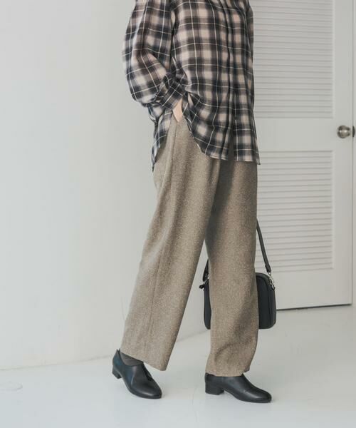 URBAN RESEARCH DOORS / アーバンリサーチ ドアーズ その他パンツ | ネップツィードイージーパンツ | 詳細9