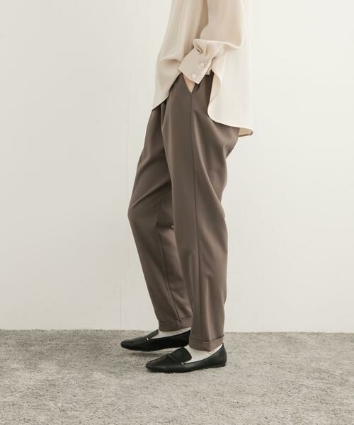 URBAN RESEARCH DOORS / アーバンリサーチ ドアーズ その他パンツ | ツイルストレッチテーパードイージーパンツ | 詳細2