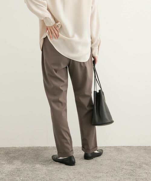 URBAN RESEARCH DOORS / アーバンリサーチ ドアーズ その他パンツ | ツイルストレッチテーパードイージーパンツ | 詳細3