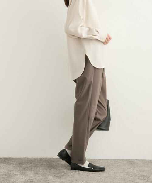 URBAN RESEARCH DOORS / アーバンリサーチ ドアーズ その他パンツ | ツイルストレッチテーパードイージーパンツ | 詳細5