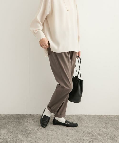 URBAN RESEARCH DOORS / アーバンリサーチ ドアーズ その他パンツ | ツイルストレッチテーパードイージーパンツ | 詳細7
