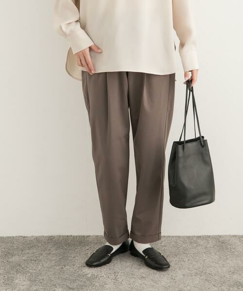 URBAN RESEARCH DOORS / アーバンリサーチ ドアーズ その他パンツ | ツイルストレッチテーパードイージーパンツ | 詳細8