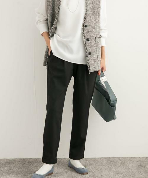 URBAN RESEARCH DOORS / アーバンリサーチ ドアーズ その他パンツ | ツイルストレッチテーパードイージーパンツ | 詳細13