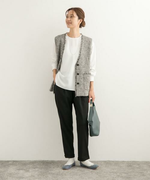 URBAN RESEARCH DOORS / アーバンリサーチ ドアーズ その他パンツ | ツイルストレッチテーパードイージーパンツ | 詳細23