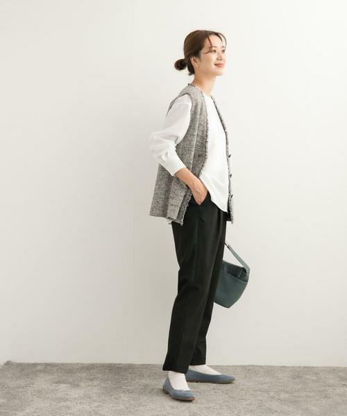 URBAN RESEARCH DOORS / アーバンリサーチ ドアーズ その他パンツ | ツイルストレッチテーパードイージーパンツ | 詳細25