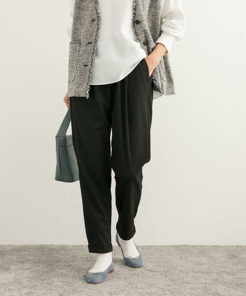 URBAN RESEARCH DOORS / アーバンリサーチ ドアーズ その他パンツ | ツイルストレッチテーパードイージーパンツ | 詳細16