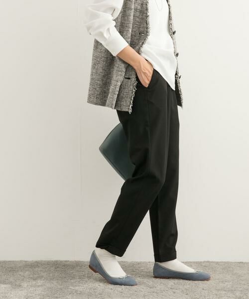 URBAN RESEARCH DOORS / アーバンリサーチ ドアーズ その他パンツ | ツイルストレッチテーパードイージーパンツ | 詳細18