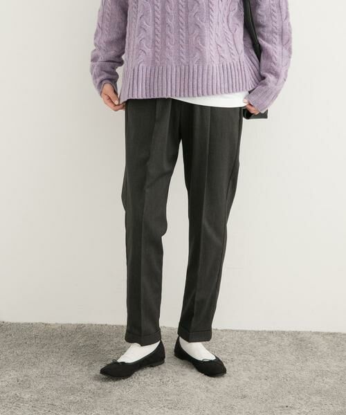 URBAN RESEARCH DOORS / アーバンリサーチ ドアーズ その他パンツ | ツイルストレッチテーパードイージーパンツ | 詳細28