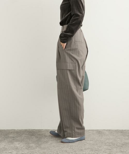 URBAN RESEARCH DOORS / アーバンリサーチ ドアーズ その他パンツ | ピンストライプカーゴパンツ | 詳細10