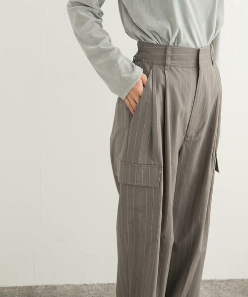 URBAN RESEARCH DOORS / アーバンリサーチ ドアーズ その他パンツ | ピンストライプカーゴパンツ | 詳細15