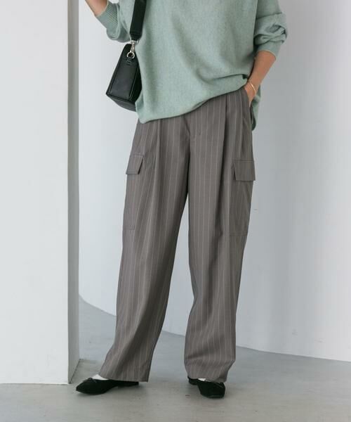 URBAN RESEARCH DOORS / アーバンリサーチ ドアーズ その他パンツ | ピンストライプカーゴパンツ | 詳細2