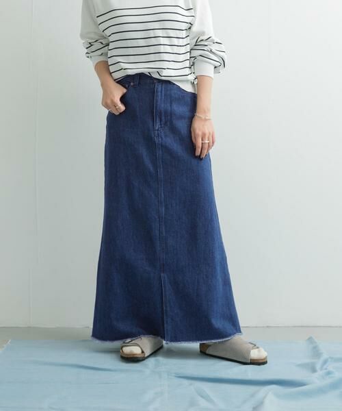 URBAN RESEARCH DOORS / アーバンリサーチ ドアーズ スカート | Denim Flare Skirt | 詳細1