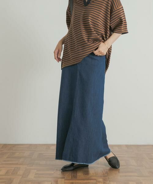 URBAN RESEARCH DOORS / アーバンリサーチ ドアーズ スカート | Denim Flare Skirt | 詳細10