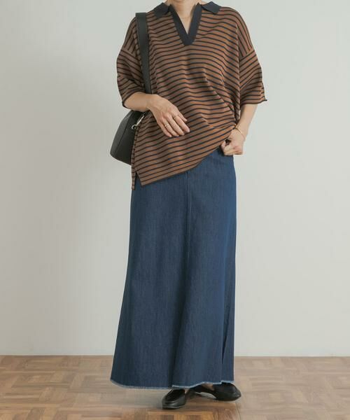 URBAN RESEARCH DOORS / アーバンリサーチ ドアーズ スカート | Denim Flare Skirt | 詳細12