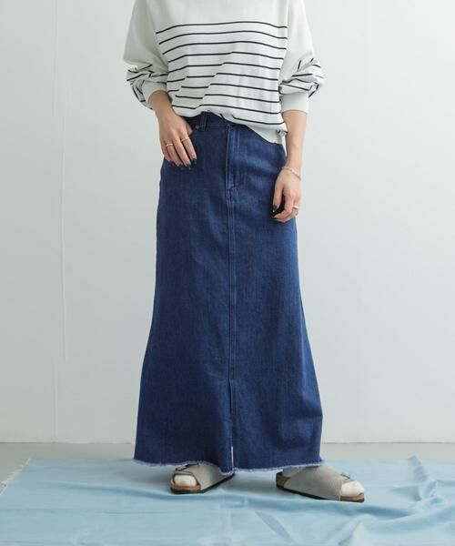 URBAN RESEARCH DOORS / アーバンリサーチ ドアーズ スカート | Denim Flare Skirt | 詳細2