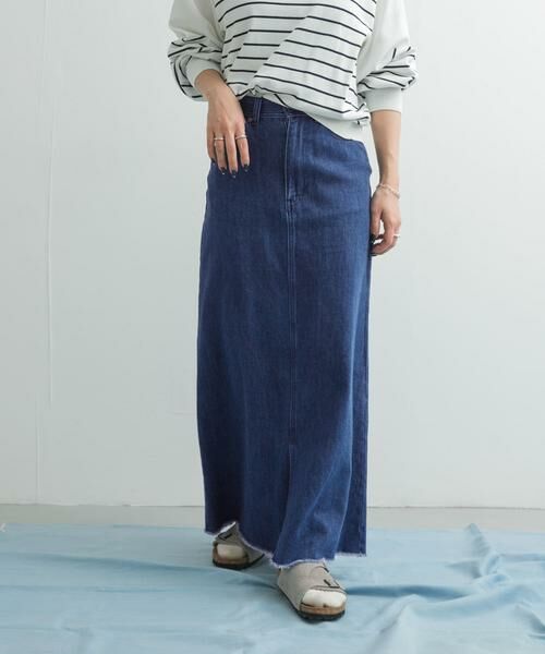 URBAN RESEARCH DOORS / アーバンリサーチ ドアーズ スカート | Denim Flare Skirt | 詳細3