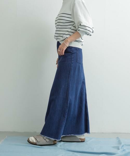 URBAN RESEARCH DOORS / アーバンリサーチ ドアーズ スカート | Denim Flare Skirt | 詳細4
