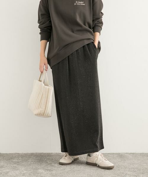 URBAN RESEARCH DOORS / アーバンリサーチ ドアーズ スカート | ラメカットストレートスカート | 詳細2