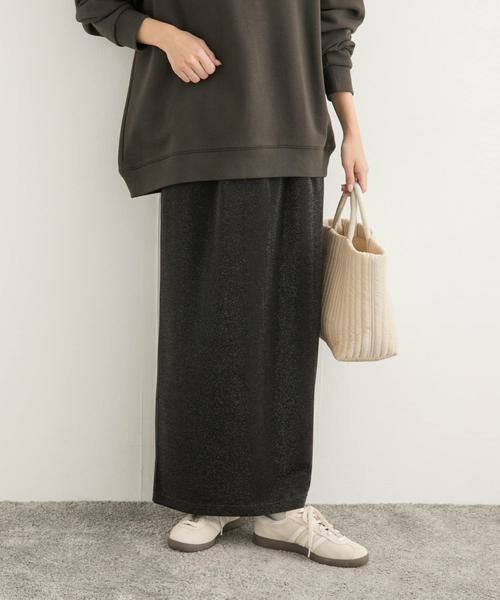 URBAN RESEARCH DOORS / アーバンリサーチ ドアーズ スカート | ラメカットストレートスカート | 詳細3
