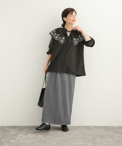 URBAN RESEARCH DOORS / アーバンリサーチ ドアーズ スカート | ラメカットストレートスカート | 詳細19